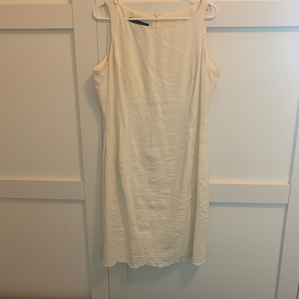 Jones NY vintage ivory dress